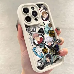 Jujutsu Kaisen Anime Soft TPU Phone Case - Vibrant Protective Back Cover for iPhone 12 Mini (A2)