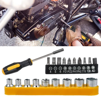 158pcs Multifunctional Household Tool Kit Screwdriver Wrench Pliers Socket Auto Repair Tool Set Ergonomic Design 2