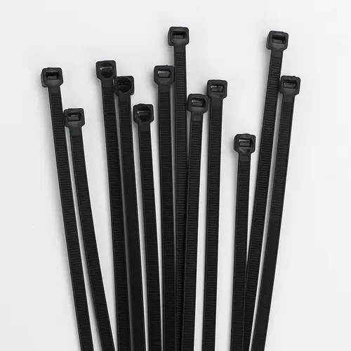 Plastic nylon cable tie 100 PCS black 5X300 cable tie fixing ring 3X200 cable tie zipper with 5X200 self-locking nylon cable tie - Image 3