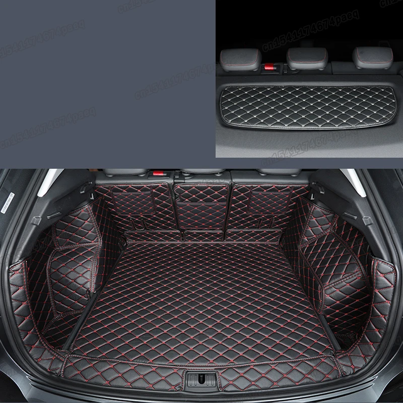 Leather Car Trunk Mat Cargo Liner for Audi q3 2018 2019 2020 2021 2022 F3  accessories rear boot interior auto styling sportback