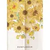Sunflower Bedroom Shower Partition Door Curtain Office Geomantic Curtain Half Panel Curtain Doorway Hanging Curtain 6
