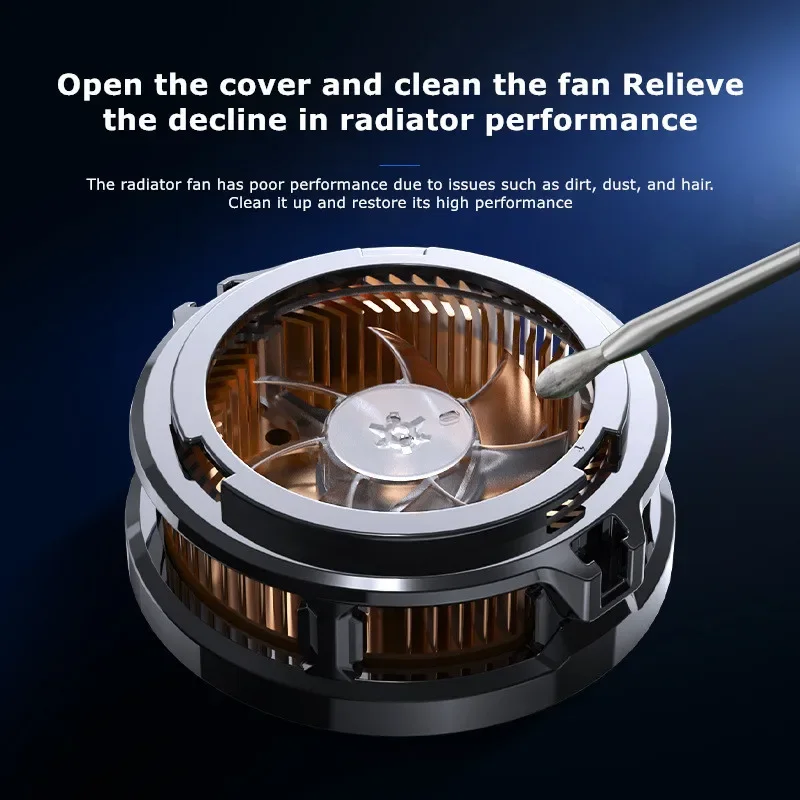 Phone Cooler MEMO CX08 CX07 Mobile Phone Cooler Magnetic Cooling Fan Case Radiator For PUBG Gaming Back Clip Cool Heat Sink For Smartphones