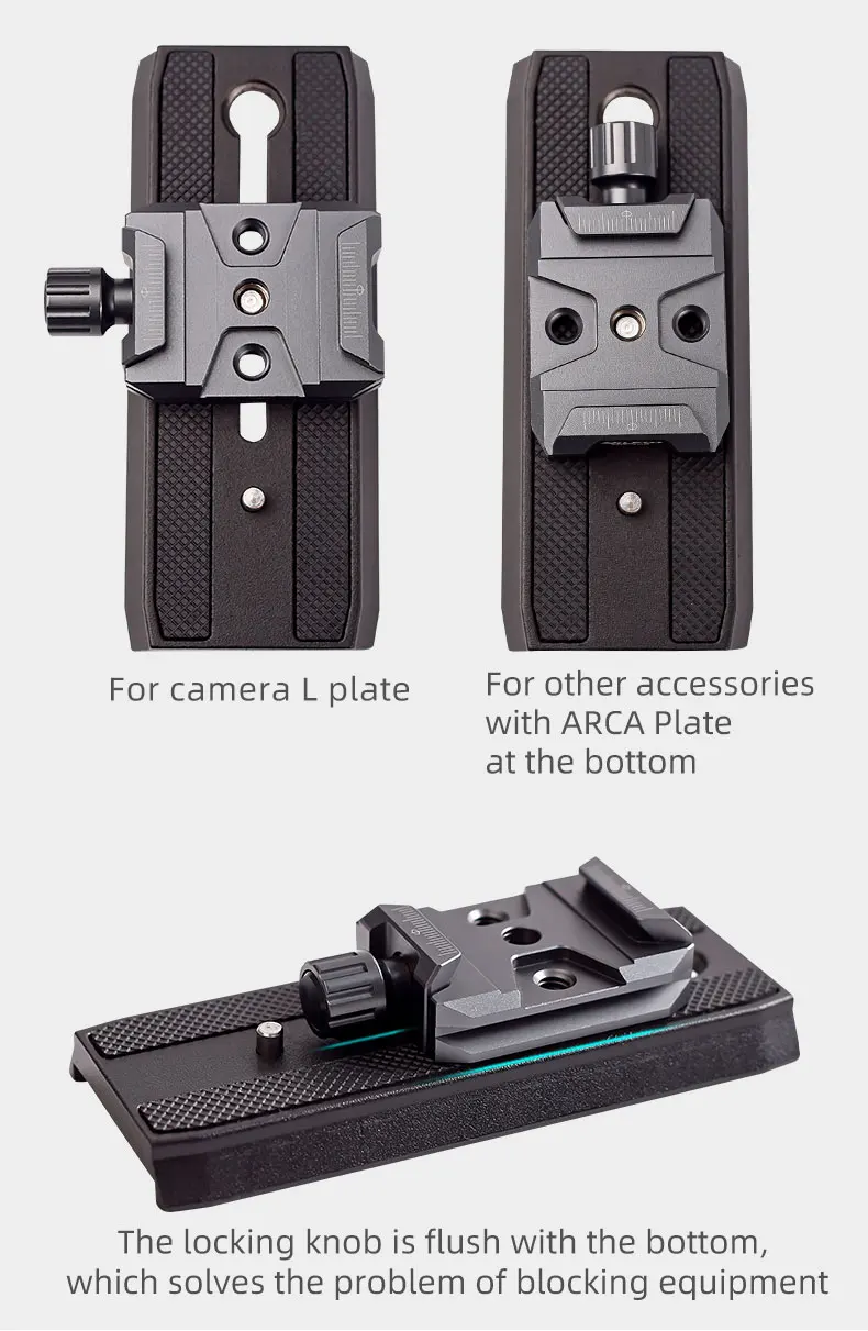 Quick Release Clamp XILETU QR40S ARCA Style Ronin SC for DJI Ronin S / Ronin SC