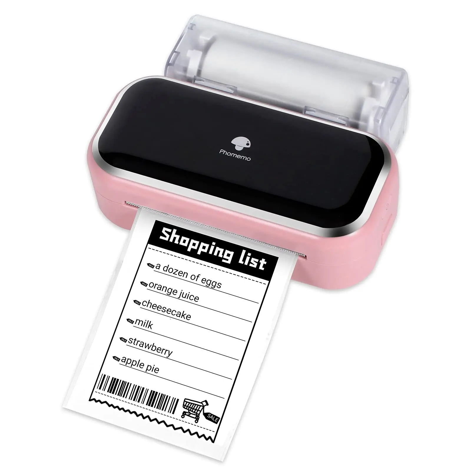 

Phomemo M03 Portable Printer 304dpi Thermal Printer Wireless Photo Printer 80mm Paper for Home School
