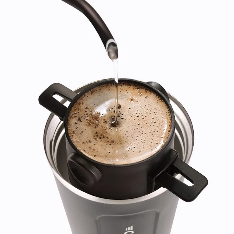 Stainless Steel Foldable Coffee Filter Dripper Portable Reusable Paperless