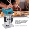 Woodworking Electric Trimmer Brushless Wood Router Wood Trimmer Machine Engraving Slotting Machine for Makita 18V Battery 5