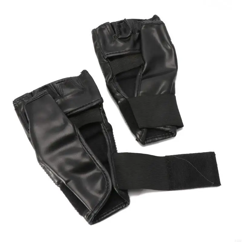 F68F Gants boxe Gym Cool MMA Muay tha&iuml;landaise Training Demi-mitaines