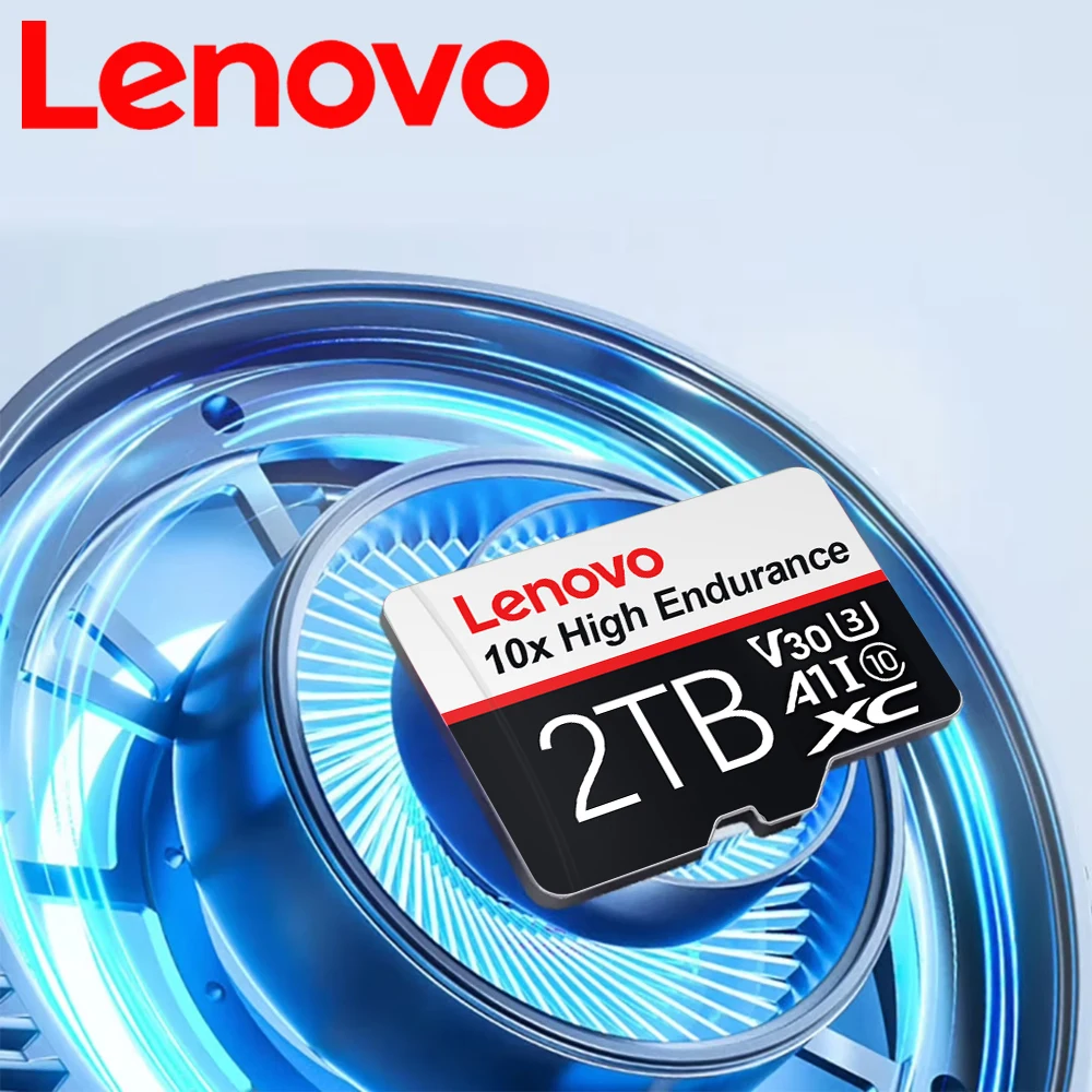 Lenovo 2TB U3 Memory Card 1TB 512GB Micro TF SD Card 128GB 256GB V30 4K Full HD TF Memory Flash For Phone/Computer/Switch memory card