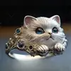 Exquisite Kitten Ring Is Unique, Simple and Elegant, and the Original Design of Ins Style Is Versatile 3