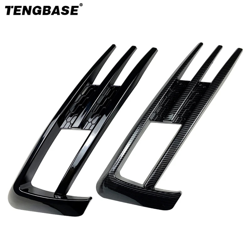 

Front Bumper Fog Light Lamp Eyebrow Wind Knife Gloss Black ABS 2Pcs For VW Golf 7 MK7 2014 2015 2016 2017 Car Accessories