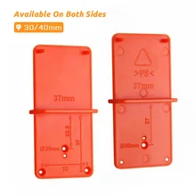 

Hinge Hole Drilling Guide 35/40mm Hing Installation Jig Door Cabinet Hinge Hole Locator Woodworking Hand Tool Hardware