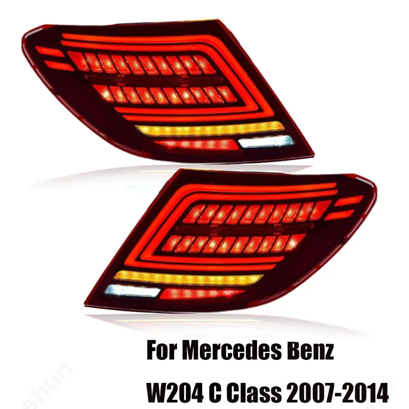 

1 пара, задние светодиодные фонари для Mercedes-Benz W204 2007-2013