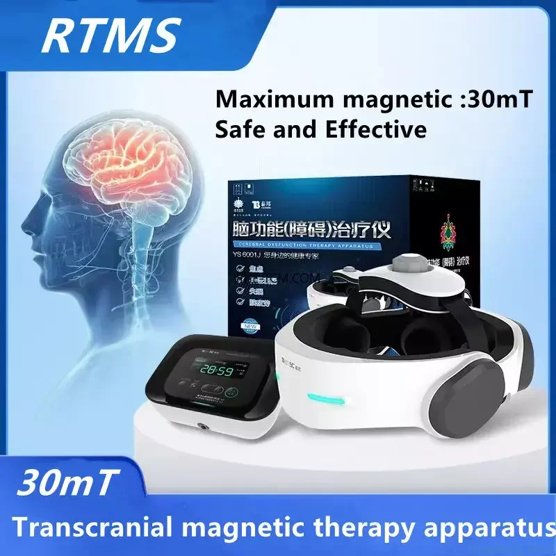 

RTMS Transcranial Magnetic Stimulator Parkinson's disease Insomnia Anxiety Depression Treatment Instrument Schizophrenia 30mt