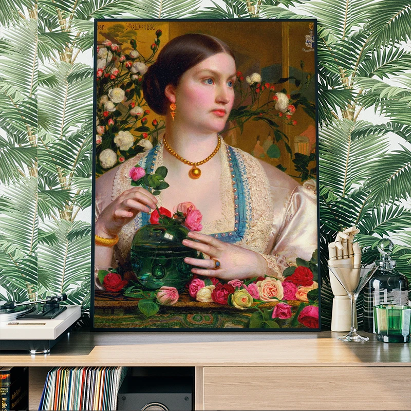 Vintage-Style Van Gogh Inspired Portrait Canvas Wall Art