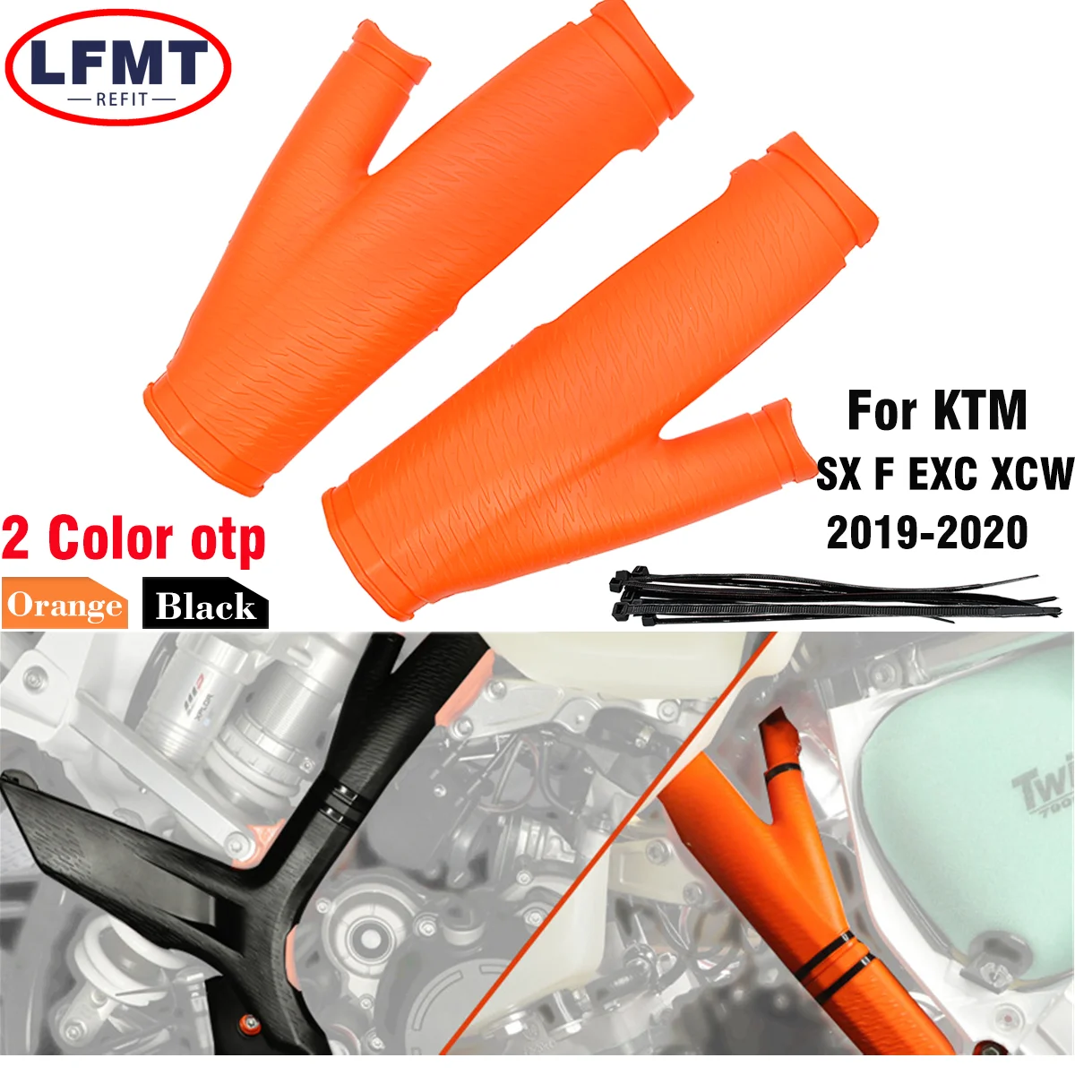 

For KTM XC-W XCF-W SX SX-F EXC EXC-F XC XC-F 125-500 Enduro Dirt Pit Bike 2019-2022 Motorcycle Frame Cover Guards Protector
