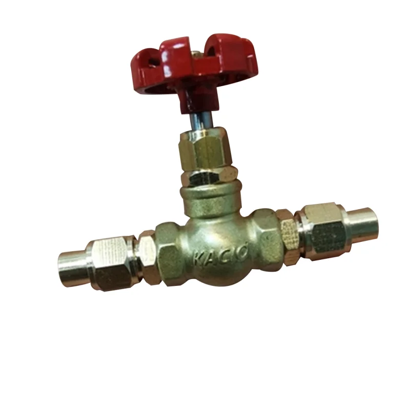 

KACIO Boiler Model Valves , Straight Through Valve for Steam Engine Boiler Models Accessories - Red Knob