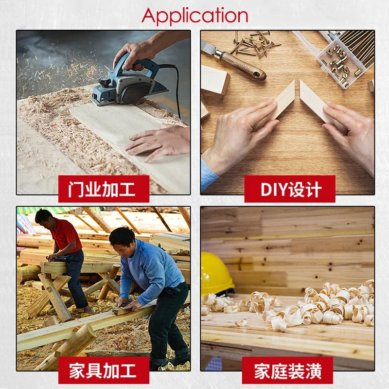 220V Aluminium Body Electric Planer Woodworking Desktop Wood Cutting Engraving Slotting Milling Trimmer Electric Planing Machine 6