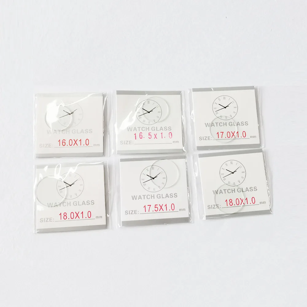 Flat Round Mineral Glass Lady Watch Crystal Replacement Part For