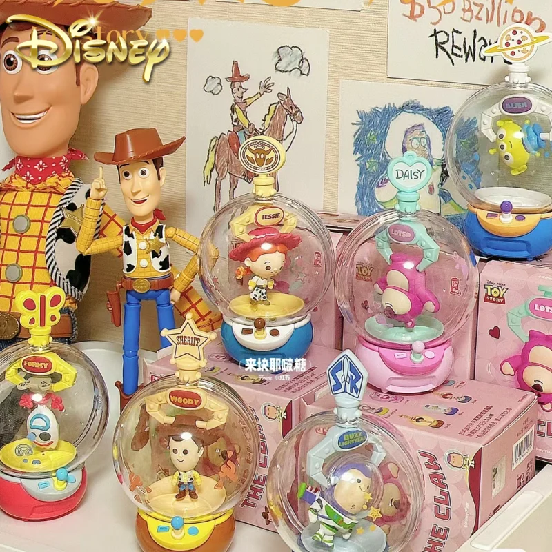 

Disney Toy Story Doll Clamping Machine Blind Box Cute Kawaii Funny Anime Figures Pvc Statue Toys Christmas Gifts