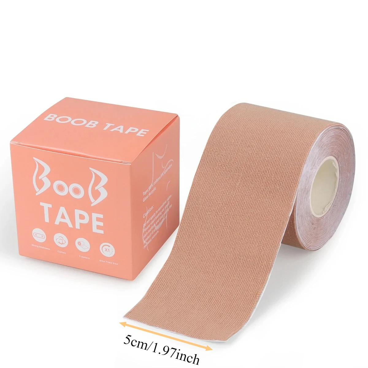 Invisible Push-Up Breast Enhancement Tape, Breathable Elastic Fabric Breast Lift Tape Self-Adhesive Push Nippl