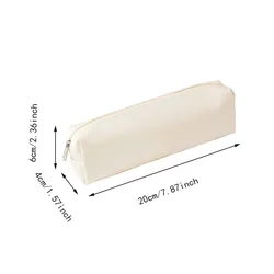 Universal Pencil Case | Stylish & Portable for Office, School & Travel (Beige)