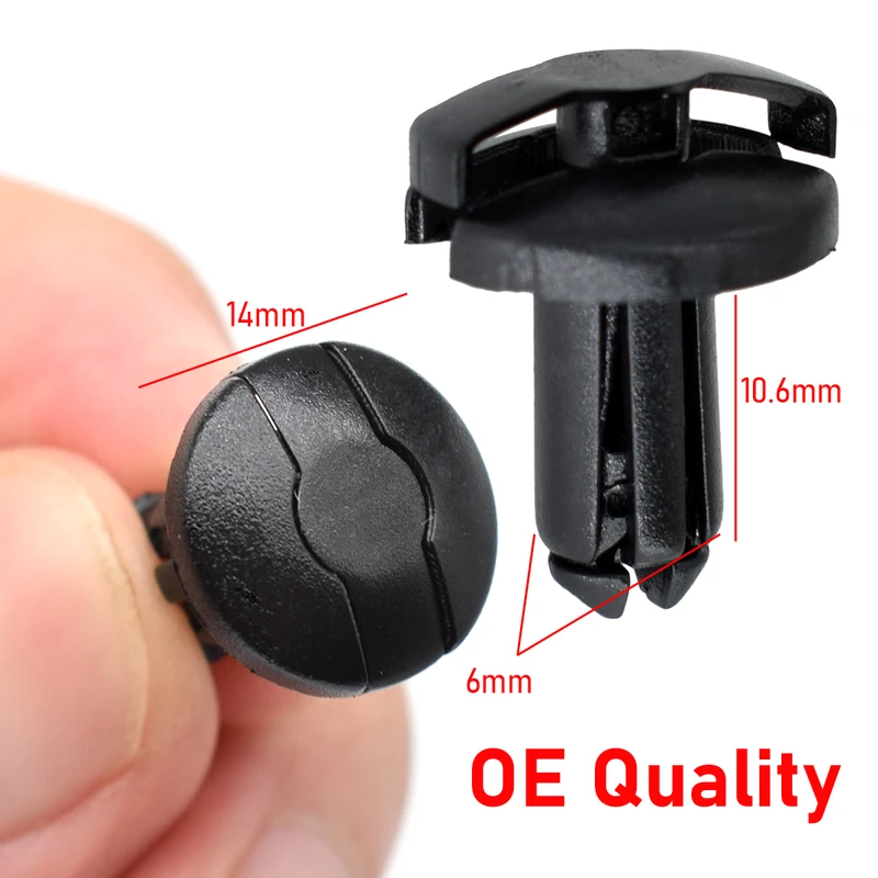 20PCS For Honda Nc 700k Princess Joy 100 Jiaying 125 90683-gaz-003 Motorcycle Scooter Plastic Screw Push Rivets Trim Clip