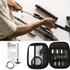 19Pcs/set Gun Barrel Cleaning Kit for Handgun Rifle Pistol Gun Brush Tool for .22/.38/9mm/.40/.45 Caliber Hunting Tool 3