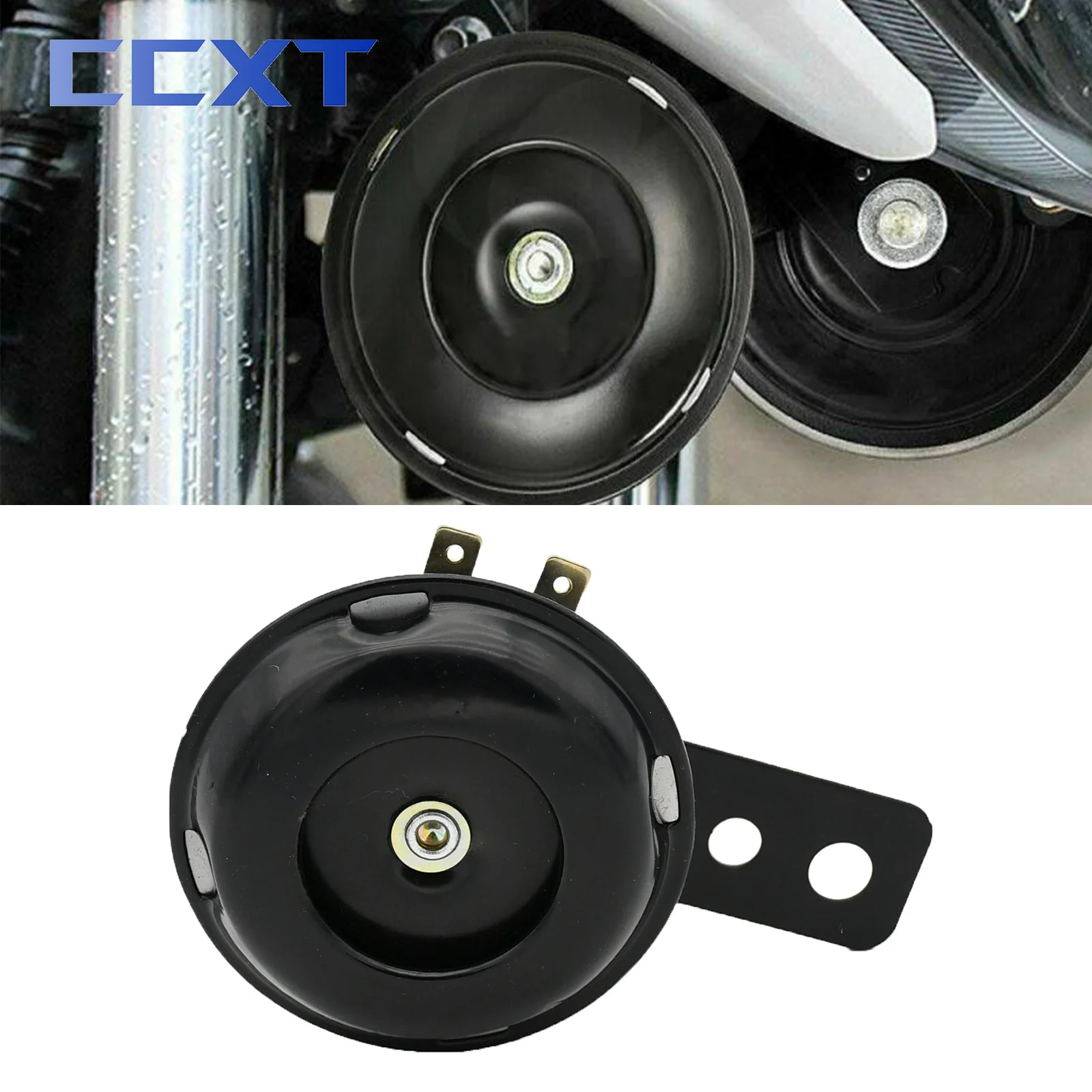 Motorcycle Scooter Bike ATV Horn 12v 1.5A 105db Waterproof Round Loud Speakers Honda KTM Yamaha Kawasaki motorcycle electric horn scooter horn