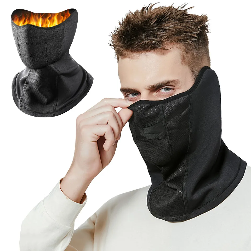 Cycling Bandana Winter Warm Cold Resistant Skiing Riding Running Windproof Face Mask Motorcycle Bike Neck Scarf