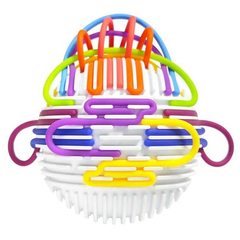 Pelota sensorial Montessori Bola educativa de varillas de silicona 17 S856717001d1e4dd2a2b4ebf4aa63f786H