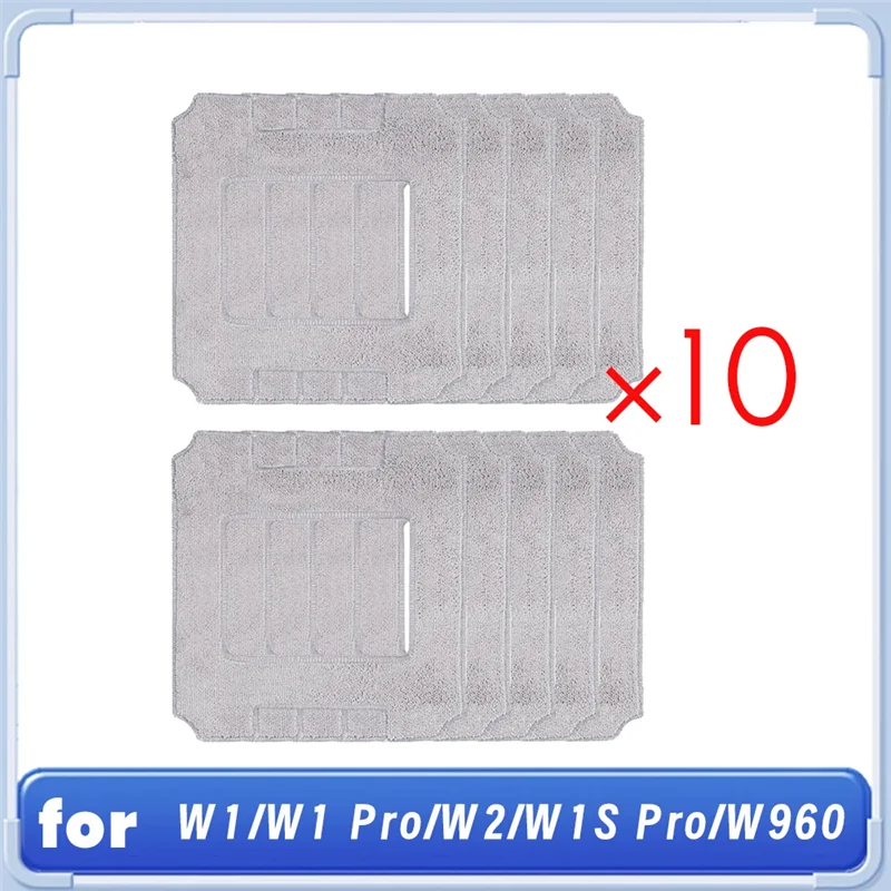 For Ecovacs Winbot W1/W1 Pro/W2/W1S Pro/W960 Window Cleaning Robots, Window Cleaner Robot Cleaning Cloth