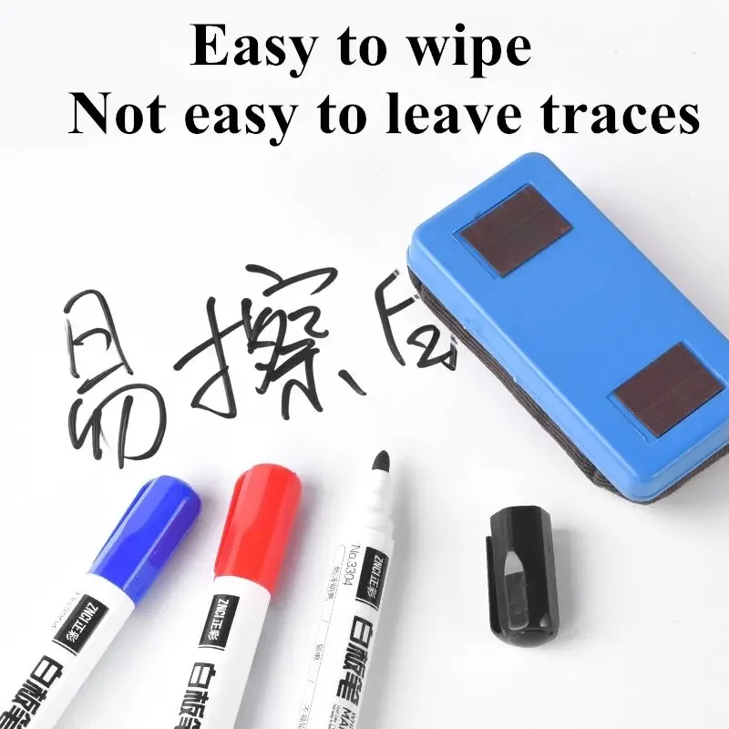 Whiteboard Marker Pens 10 Pens/Box Easy To Wipe Quick Drying Water-based Marker Repetitive Writing Board Erasable white marker pens pen marker marker pens whiteboard pens dry erase markers