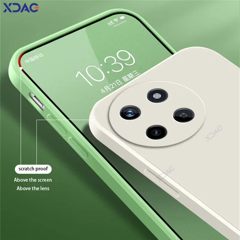Luxury Dual Layer Camera-Protection Silicone Phone Case