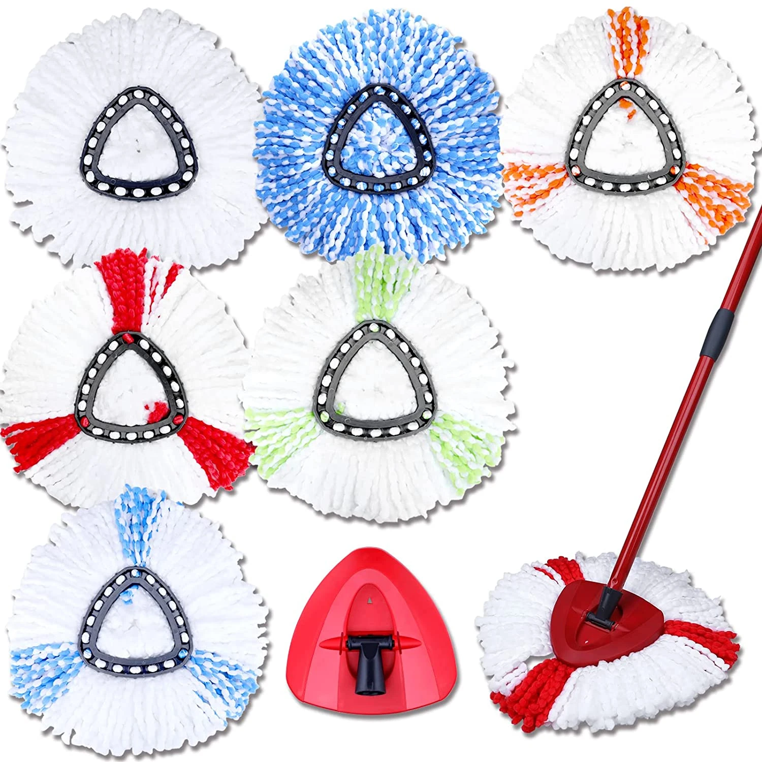 Microfiber Spin Mop Replacement Head Vileda Mop Replacement Triangle