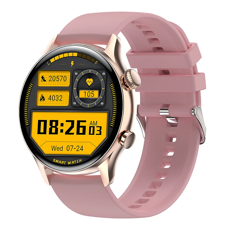 2022 New AMOLED Screen NFC Smart Watch Women Always display the time Bluetooth Call IP68 Waterproof Smartwatch For Huawei Xiaomi 