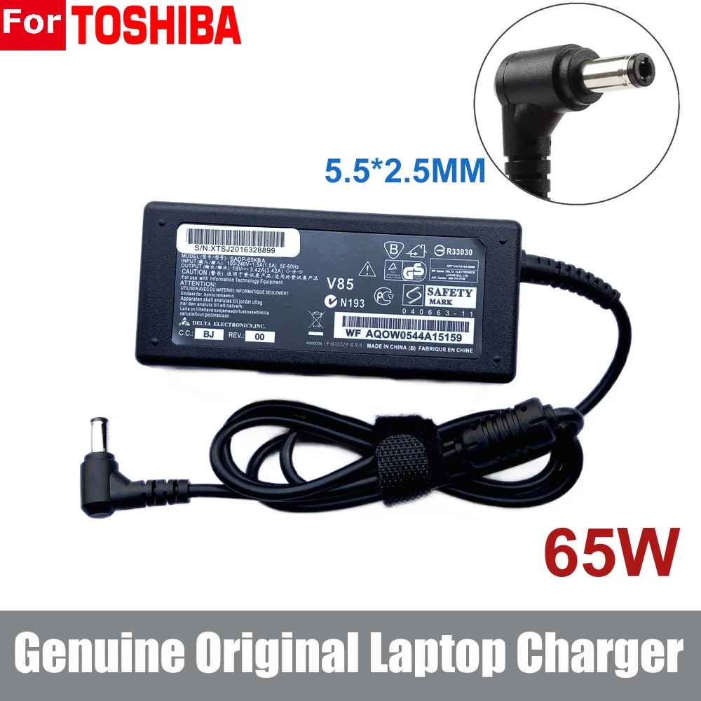 Cargador Para Toshiba Pa3714u-1aca Pa3822u-1aca Pa5177u-1aca Negro | Envío Gratis