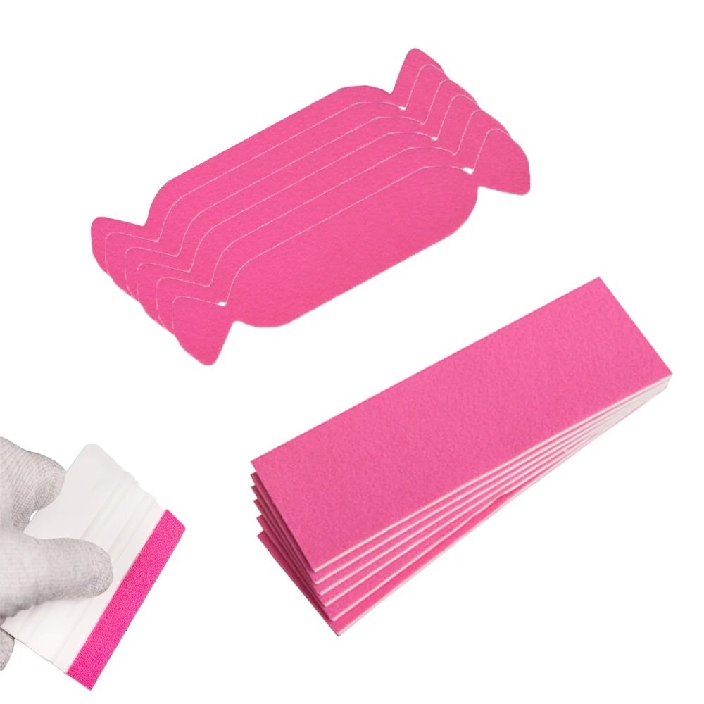 

10Pcs Squeegee Microfiber Felt Edge Vinyl Film Wrapping Tools Auto Window Tinting Scraper Scratch-free Protector Fabric Cloth