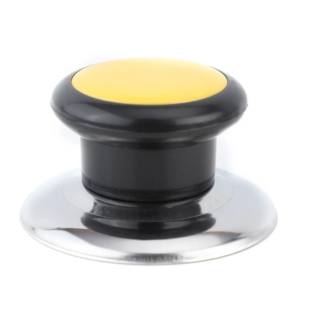 Pot Lid Handle Pot Lid Knob Stainless Steel Pot Lid Handles Universal Kitchen Pot Pan Lid Hand Replacement Handle Anti-scalding Grip Knob Flip Cover