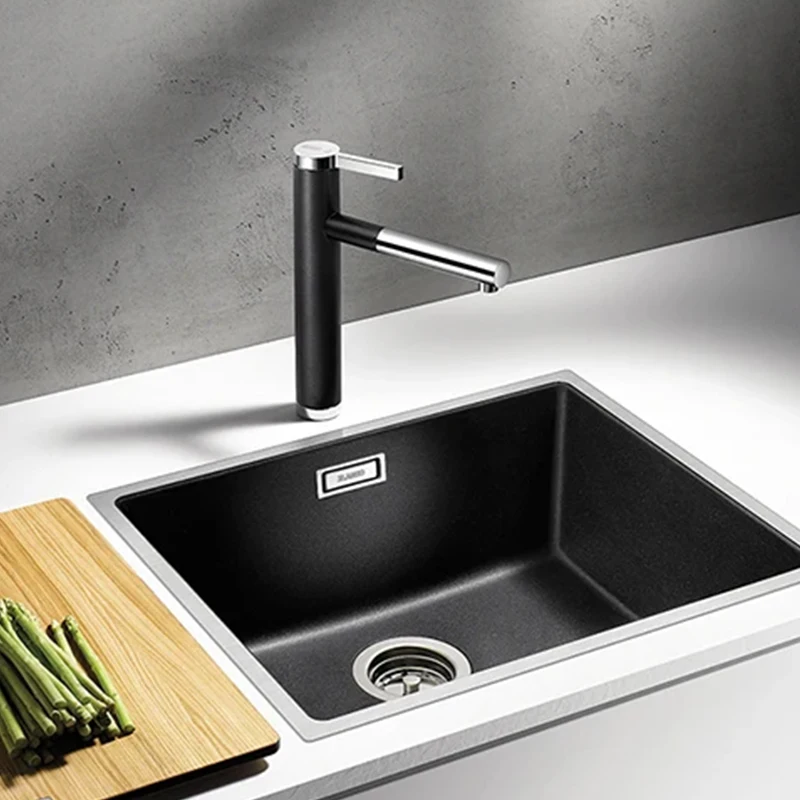 Bathroom Stainless Steel Basin Sink Faucet Cold and Hot Water Tap 360° Swivel Single Handle Household Washbasin Spout