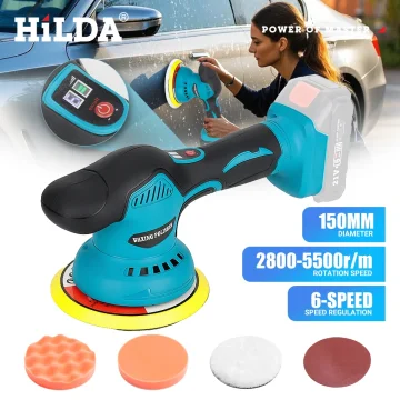 Car Polishers Wireless Automotive Polishing Machine Wax Tool 6 Gears Electric Waxing Repairing Sander Car Accessories car polisher,power tools accessories
