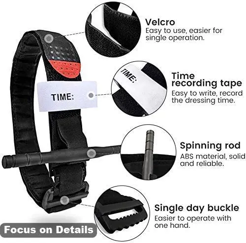 Emergency Tourniquet Outdoor Portable First Aid Kit Quick Slow Release Buckle Survival Tool Military Supplies Tactical Equipment tourniquet kit tactical tourniquet