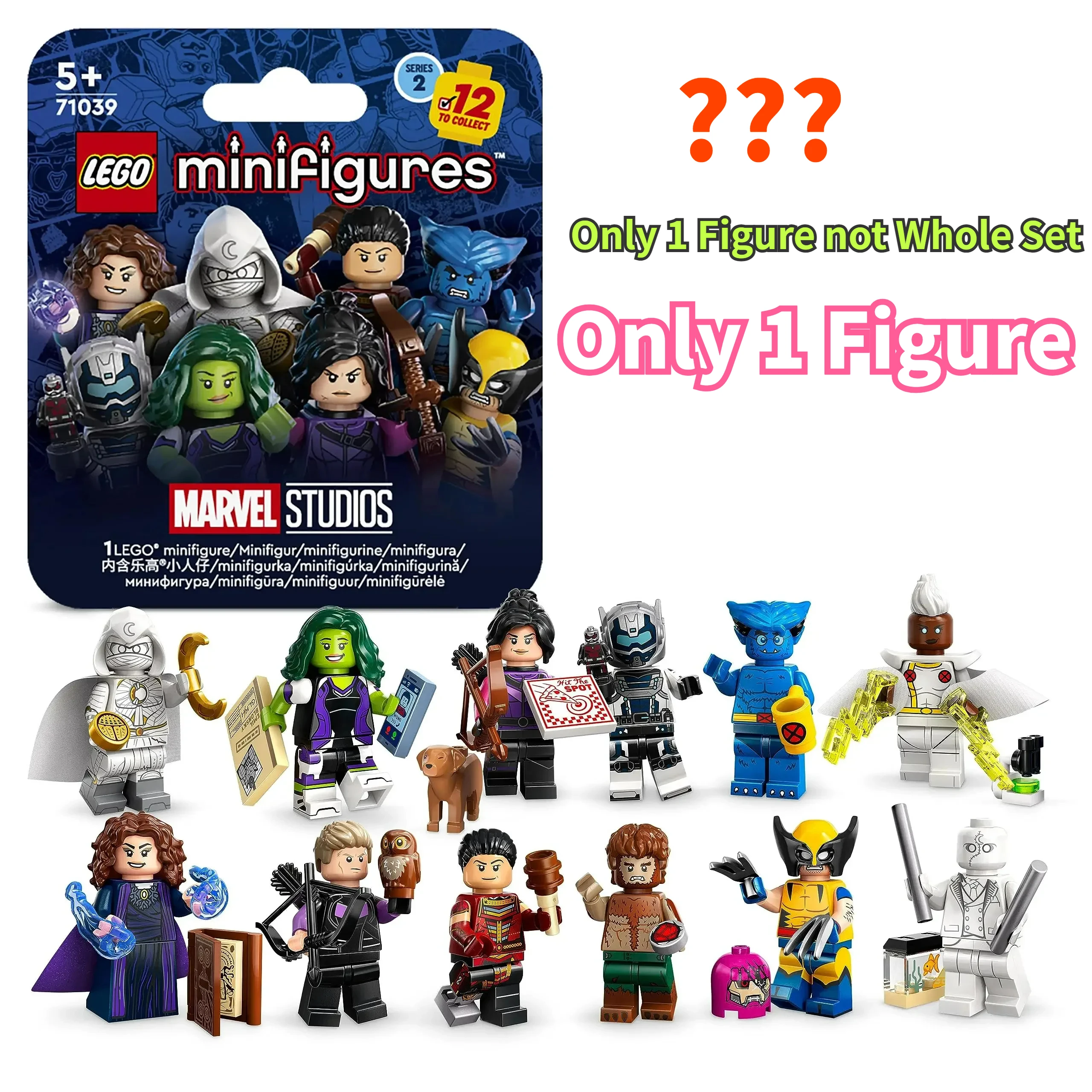 1Piece Randomly,Only Figure) LEGO Minifigures 71039 Marvel