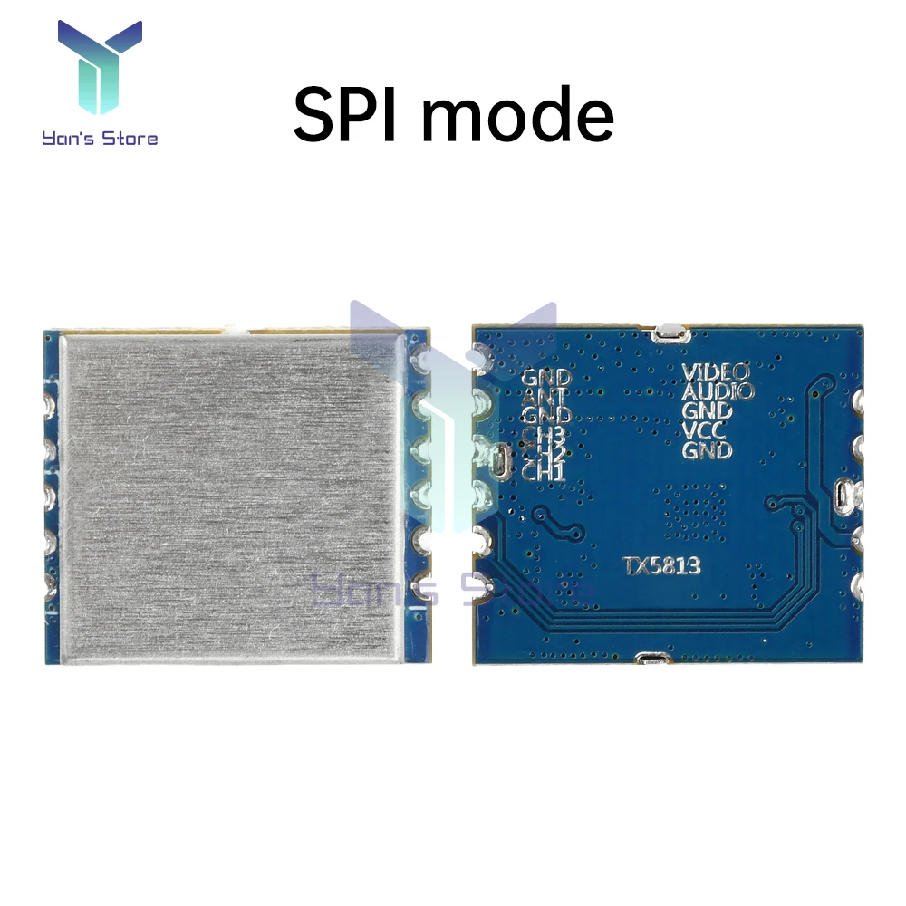 5.8G TX5813 20mW Modulo Trasmettitore Modulo di Trasmissione RF FPV Video Audio VTX SPI Controllo di Commutazione 8 Canali FM - immagine 3