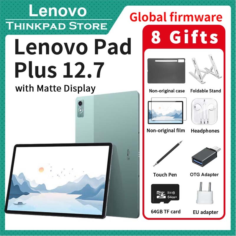  Global Rom Lenovo Xiaoxin Pad Plus 12.7 inch with Matte Display Natural Light Anti-glare Large Comfortable Visual Tab P12 12.7" 