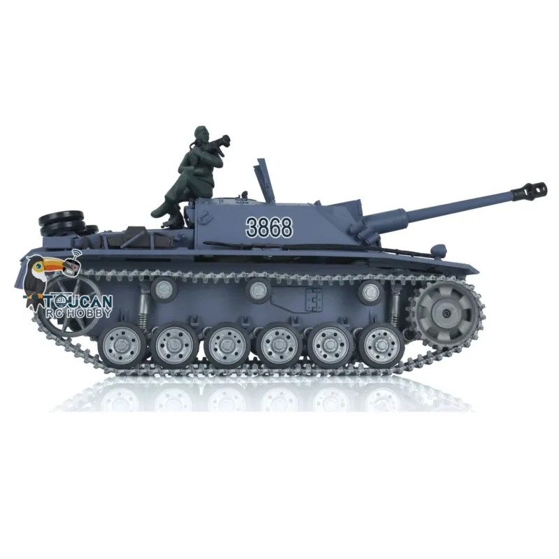 헝롱 1/16 스케일 무선 조종 탱크 7.0 커스텀 스투그 III 3868 메탈 트랙 휠 TH17423-SMT4
