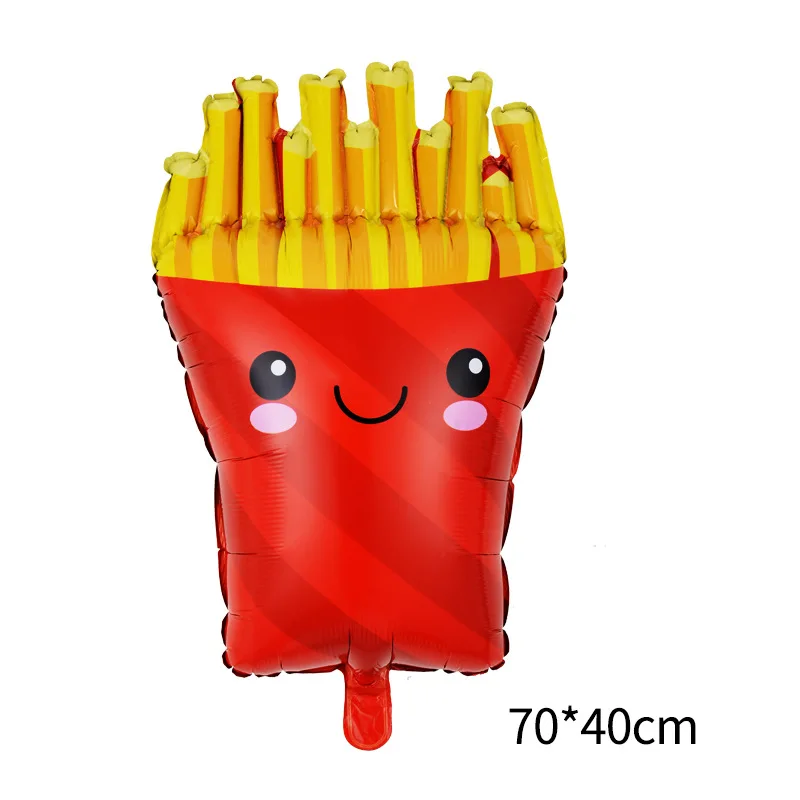 Summer Children's Ice Cream Party Decorative Products Ice Cream Sweet Cartridge Popsicle Sundae Alien Aluminum Balloon