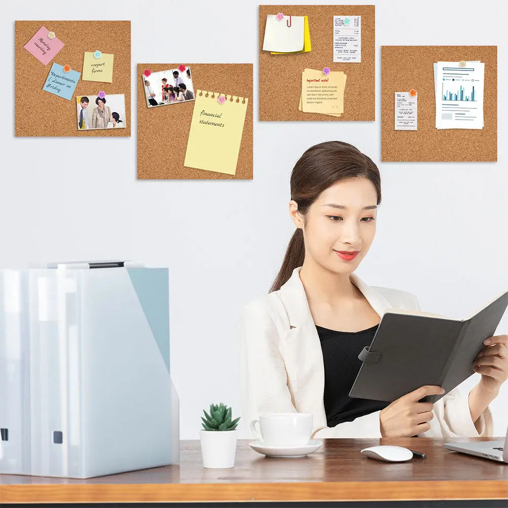 자가 접착 코르크 롤 20x200x1mm 두께의 유연한 보드, 벽 코르크 서랍 라이너 DIY 공예품, 소음 감소, 사무실, 학교, 메모용