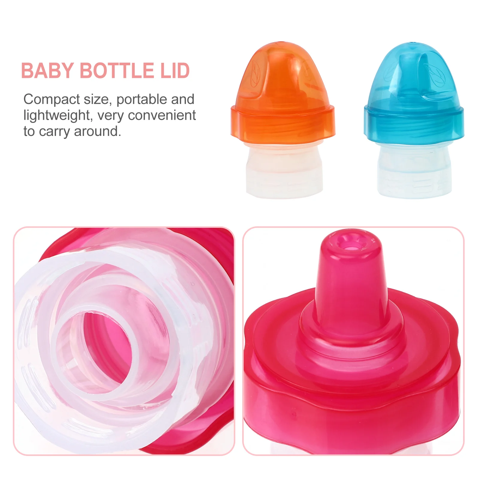 Spout Adapter for Water Bottle Conversion Cover Child Juice Bottles 4 Pcs bottle accessories