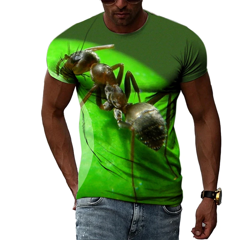 Estate Nuova Formica Grafica Quick Dry T-Shirt Da Uomo Animal World Stampa 3D Manica Corta Moda Creativa Street Quality Top 6Xl