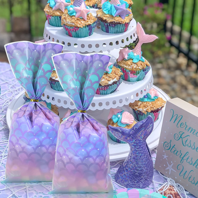 Mermaid Birthday Gift Bag Mermaid Birthday Party Mermaid Goodie Bag